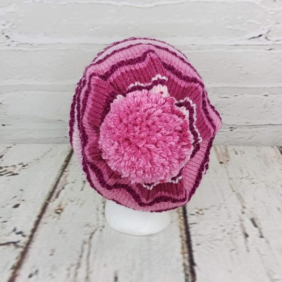 Duncan Street Designs Textured Lizette Hand Knit Beanie Hat - Picture 3 of 7